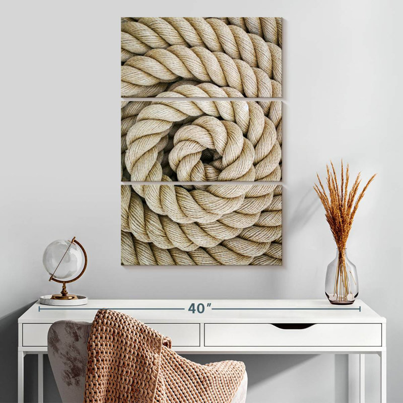 Spiral Rope, 32" H x 20" W