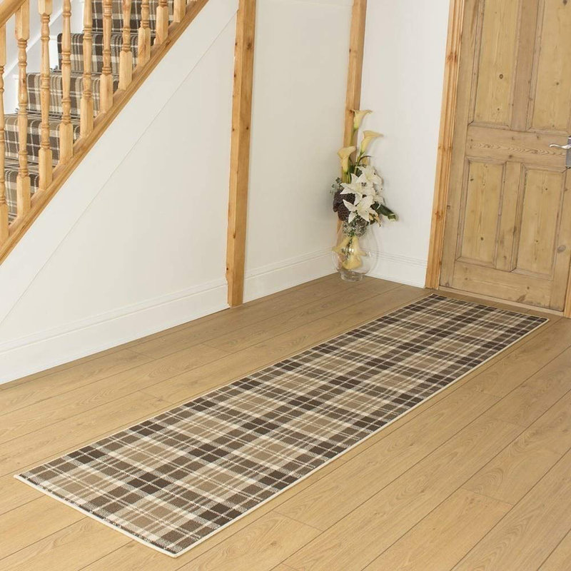 Ashly Plaid Indoor Area Rug, Runner 150cm x 60cm