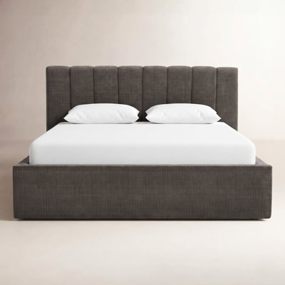 Delmar Linen Upholstered Bed