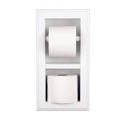 Butler Double Recessed Toilet Paper Holder