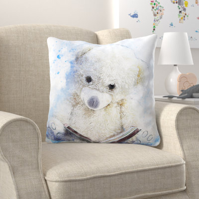 Housse de coussin d'extérieur carré Rhoads Teddy