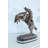 Nifao Bronze Bronco Buster Statue –Frederic Remington Replica Cowboy & Horse Sculpture, Wax Casting on Marble Base, Large Indoor/Outdoor Western Art Reproduction for Rustic Decor18 x 14" x 23"H