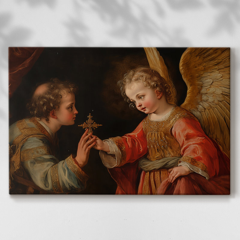 Angels From Above-LII -Galery Enveloppé Cavas, 18 x 27