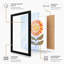 Golden Bloom Mid-Century - Framed Print-1030620079-1030620068