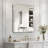 Metal Framed Rectangular Bathrrom Mirror For Wall-530026366