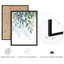 «Greenery Leaves Watercolor», ensemble de 3 reproductions d'art botaniques encadrées - Botanical Nature Prints-112375125-112375124