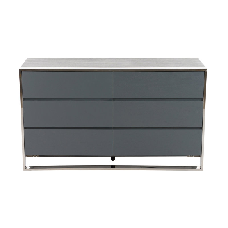 Jolene 65'' W 6 - Drawer Dresser