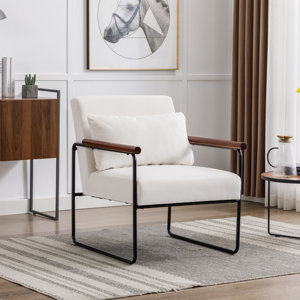 26"W Popkin Soft Arm Accent Chair with Cushion