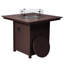 Table carrée avec foyer 42 po-130669091-130669094