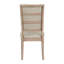 Table de salle à manger en chêne clair 5 pièces avec table à rallonge et chaises d'appoint en bois beige-1424539644