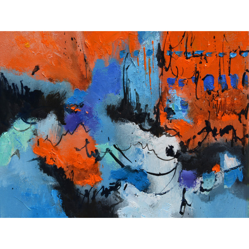 Florida's Sunset Print by Pol Ledent, Black Framed Canvas, 25" H x 33" W