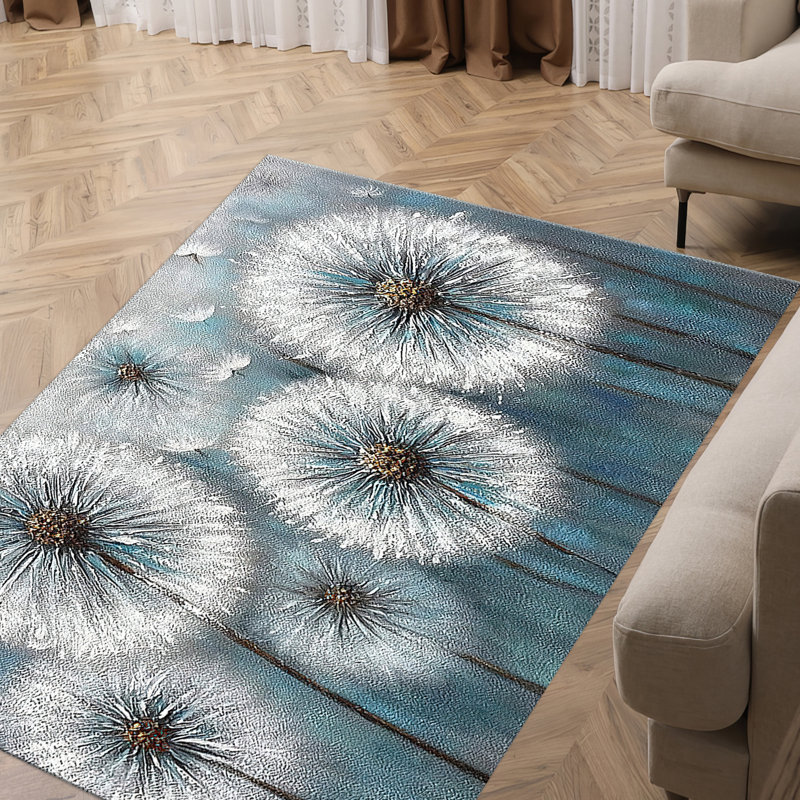 Decorative Printed Rug with Abstract Geometric Design in Soft Neutral Tones Perfect for Enhancing Your Living Room or Bedroom Decor