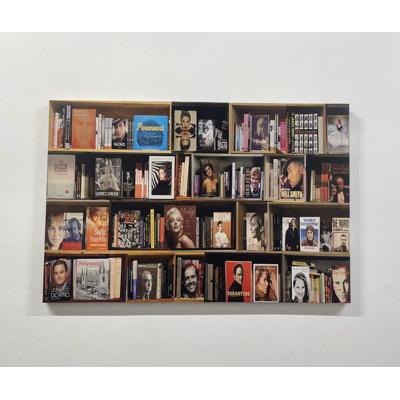 Artistic Library Photo Print on Cotton Canvas Ideal for Sophisticated Home or Office Wall Decor