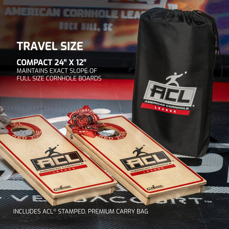 ACL COMP Mini 1x2 Cornhole Boards with Backpack