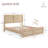 Farmhouse High Headboard Wood Platform Bed-368227450-368227444