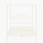 Turkay Metal Canopy Bed Frame-1973188235