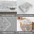 Machine Washable Area Rugs For Living Room Non-Slip Backing Foldable Boho Floral Carpet Rugs-2030690422