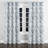 Abstract Blackout Curtains - Modern Dash Flow Silver Blue Grommet Curtain - 1 Panel-570548675-570548678