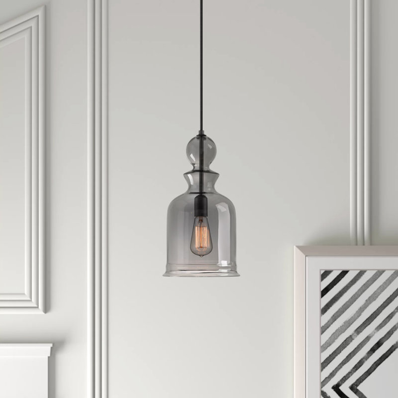 Tilman 1 - Light Single Pendant, Graphite, Smoke