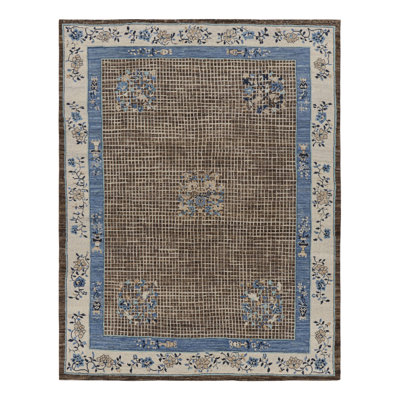 Burano Hand Knotted Wool Geometric Area Rug
