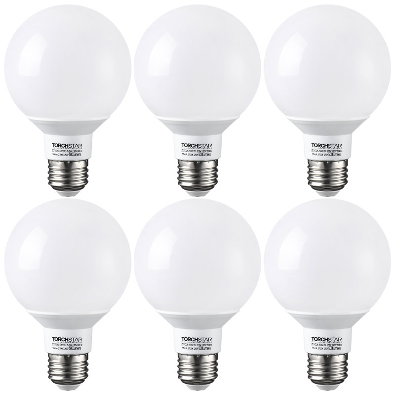 5.5 Watt (60 Watt Equivalent), G25 LED, Dimmable Light Bulb, Daylight E26/Medium (Standard) Base, 2700