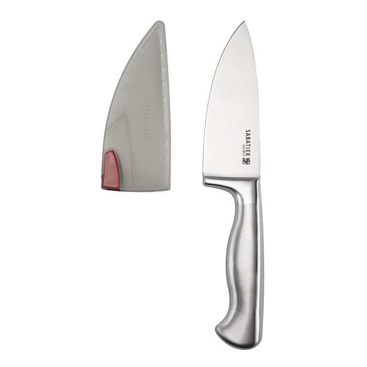 Sabatier Forged Triple-Rivet Santoku Knife with Self-Sharpening