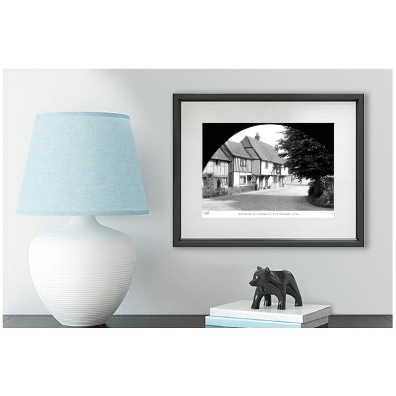 Waltham St Lawrence, The Village C1955 by Francis Frith - Single Picture Frame Print, 60cm H x 80cm W x 2.3cm D