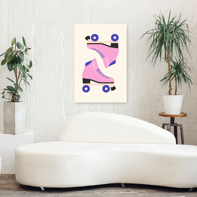 Art contemporain contemporain coloré, H 36 po x l 24 po