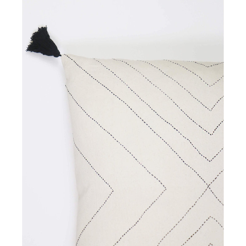 Square Pillow Cover & Insert, Bone