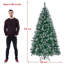 Green Spruce Flocked/Frosted Christmas Tree-1726505540