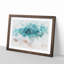 The Turquoise Ocean Upon the Beach - Picture Frame Painting Print-56856140-56856141