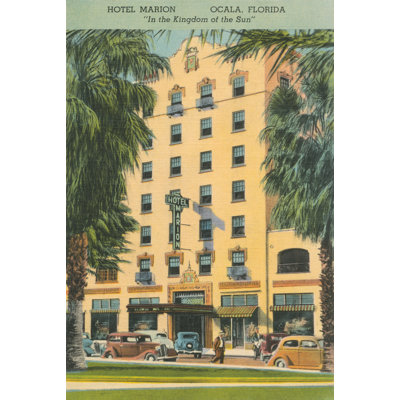Florida Postcard V by Wild Apple Portfolio - Wrapped Canvas Print