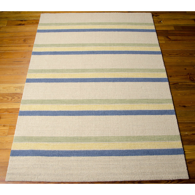 Manford Hand-Woven Wool Cottonwood Area Rug, Rectangle 3'6" x 5'6"