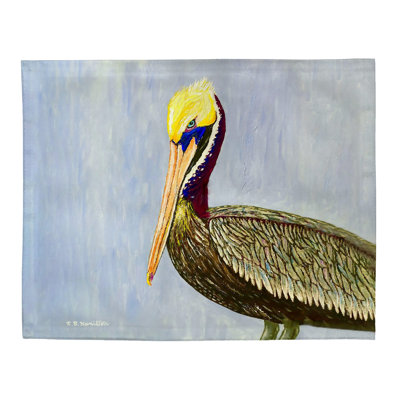 Ensemble de 4 napperons Pelican Portrait
