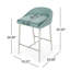 Tabouret de comptoir, tabouret de bar, pour salle à manger, salon de bar avec îlot de cuisine, ensemble de 2-192781002
