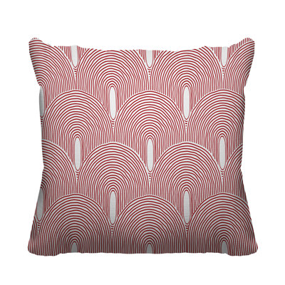 Coussin intérieur / extérieur Limpo Minimalist Mid-Century