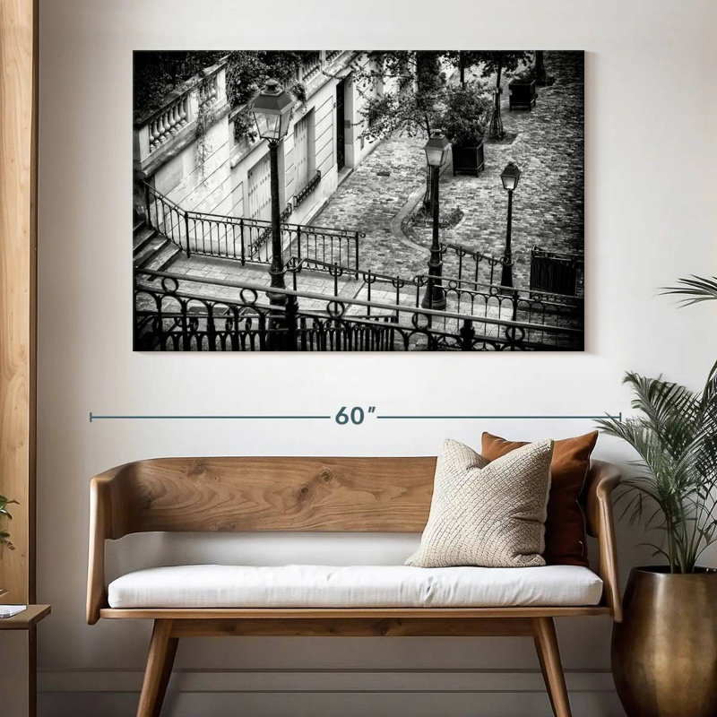 Staircase Montmartre II, 34" H x 51" W