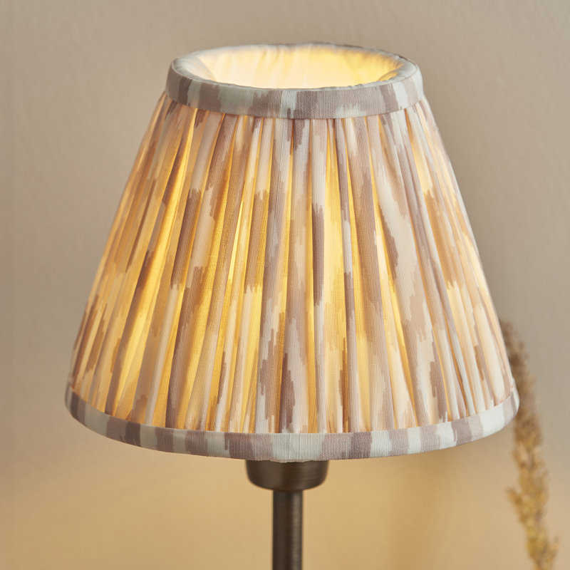 Rory Table Lamp 16cm Shade, Brown, Beige