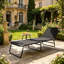 Chaise de bronzage d'extérieur, chaise longue pliante, chaise de bronzage seulement