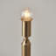 Trobridge Rechargeable Table light Base finished in Br Aged Brass
