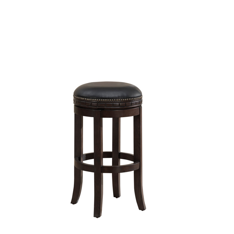 Tabouret de bar rotatif 30 po Bulwell, Brun