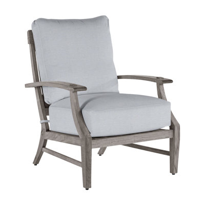 Croquet Teak Patio Chair with Cushions