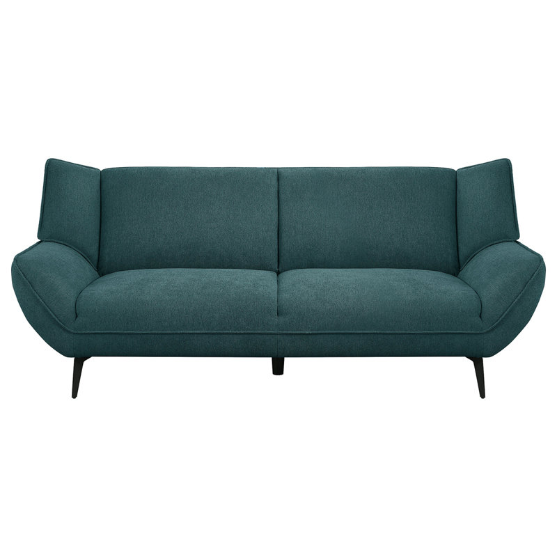 Logan Teal Flared Arm Sofa
