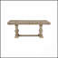 Ensemble de salle à manger traditionnel 5 pièces avec table extensible et 4 chaises d'appoint, finition gris brunâtre pour une décoration intérieure élégante-1874380679