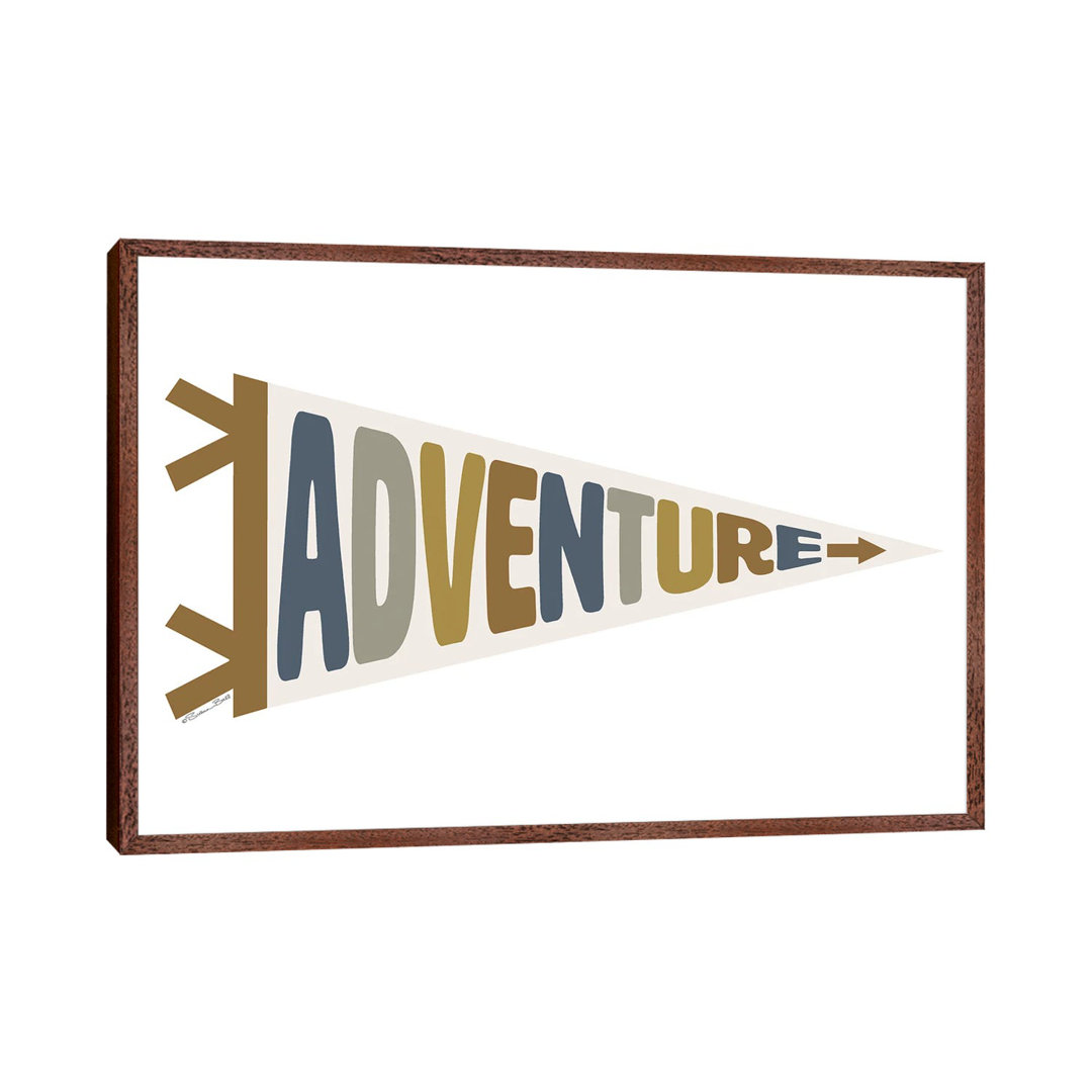 Adventure Pennant von Susan Ball - Floater Frame Gallery-Wrapped Canvas Giclée on Canvas