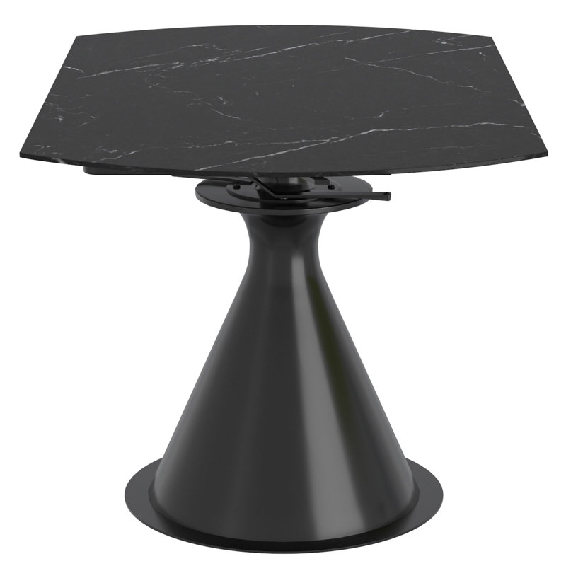 Table de salle à manger Adam, Noir