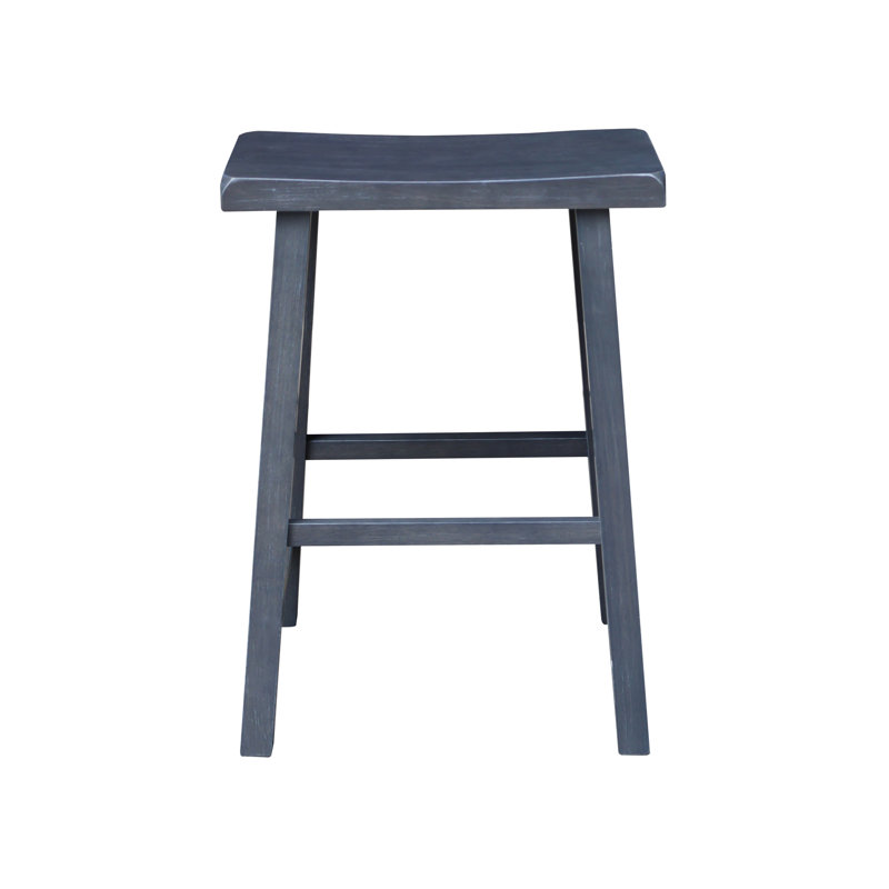 Creations Sawhorse Counter Stool, Counter Stool (24" Seat Height), Heather Gray