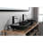 Bathroom Sink With Rectangular Matte Black - 14.38"L X 22.25"W 4-3/8"H, Fashionable Glass And Faucet 3.98 In.H