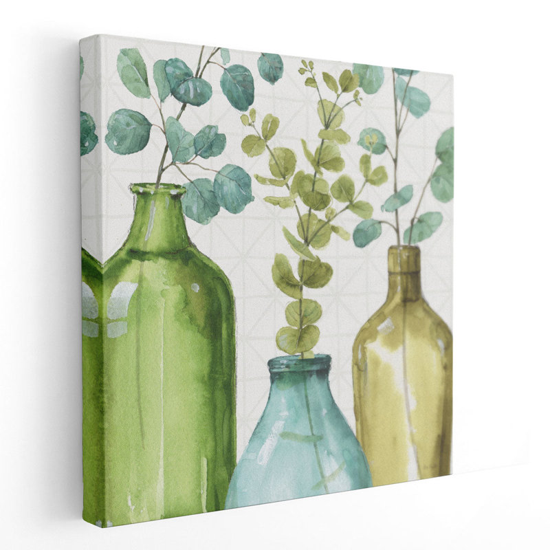 Mixed Greens LVI - reproduction d'art sur toile, H 12 po x l 12 po