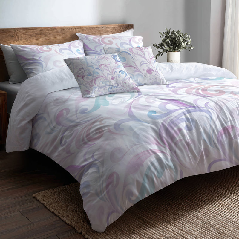 Ensemble d'édredon 6 pièces Boho, Queen Comforter + 5 Additional Pieces